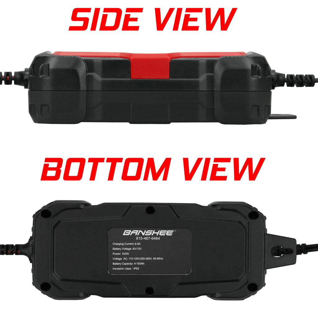 6-12V 6A Smart Car Battery Charger Z855