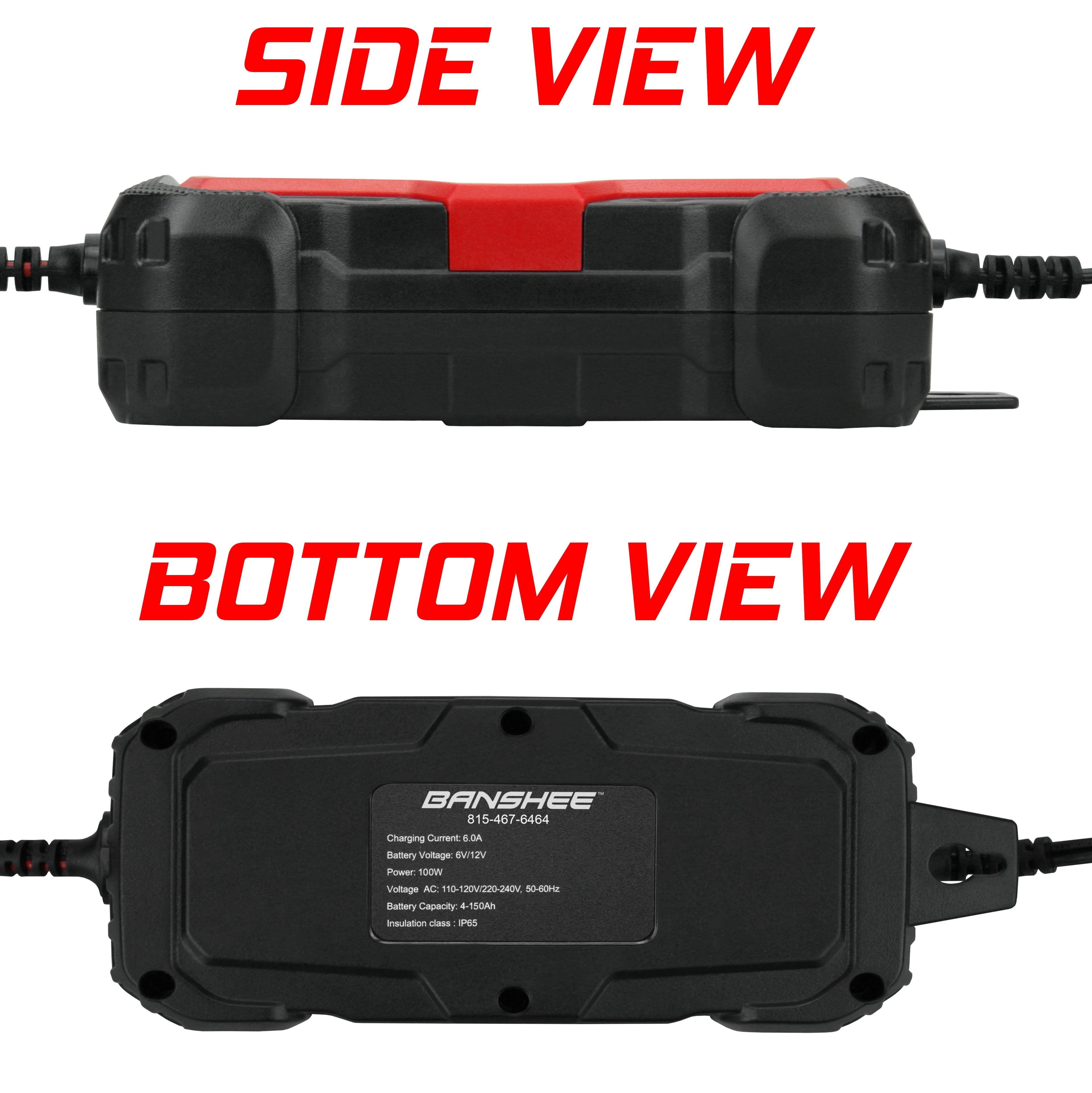 6-12V 6A Smart Car Battery Charger Z855