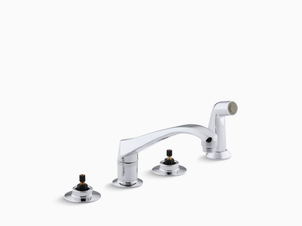 Polished Chrome Kitchen Sink Faucet D6742