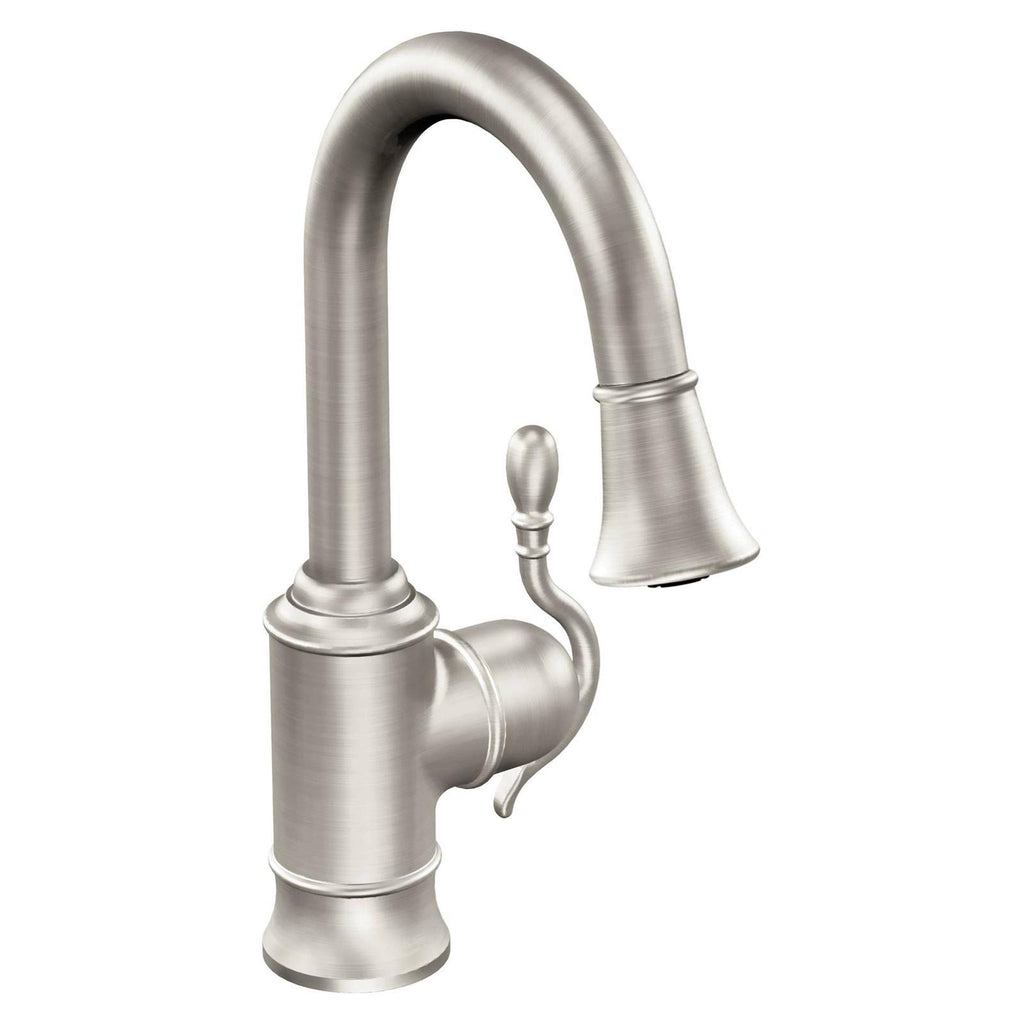 Spot Resist Stainless One-Handle Pulldown Bar Faucet O511726