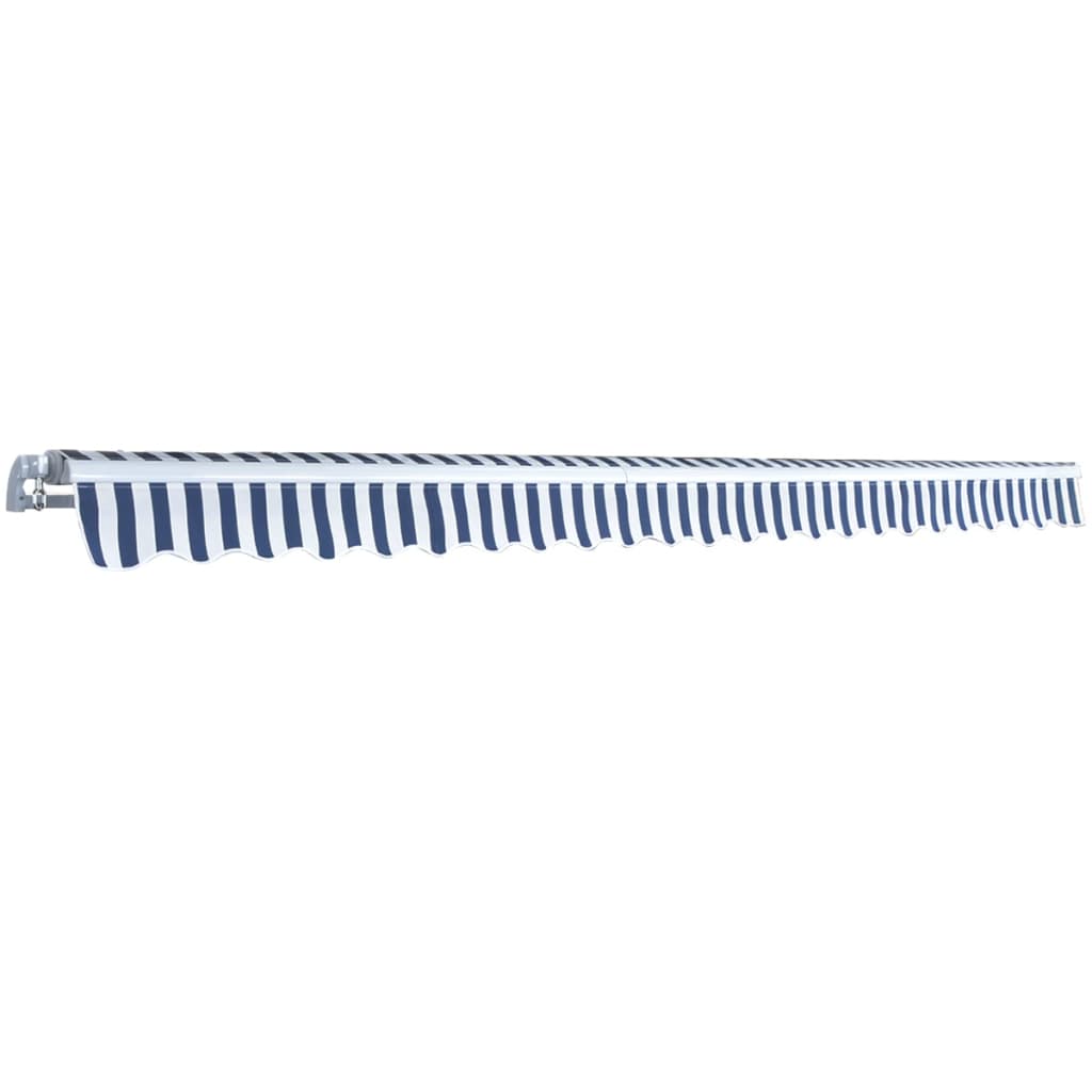 Blue/White Folding Awning I6920