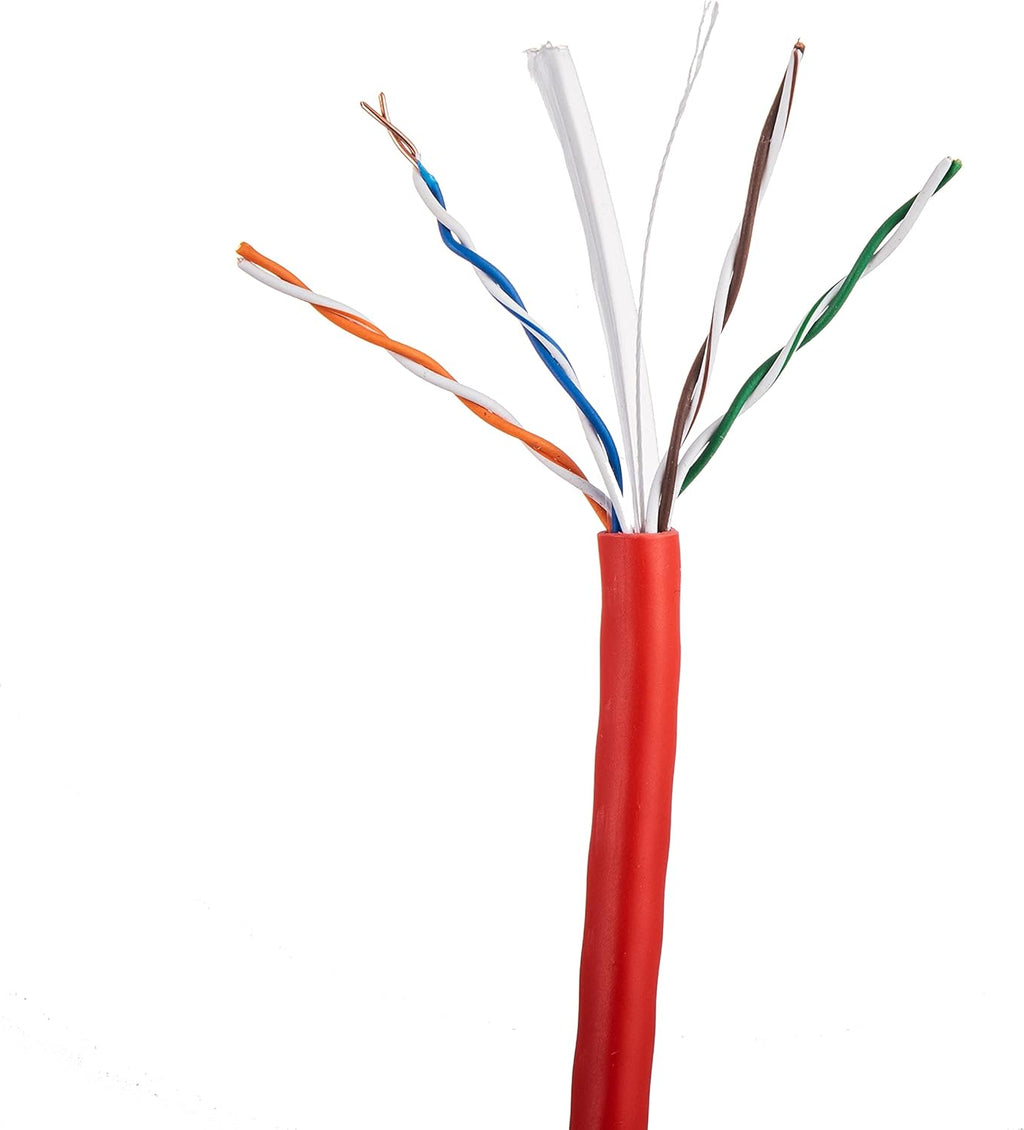 1000ft CAT6 Solid Ethernet LAN UTP 23AWG Network Cable (Orange) H69535