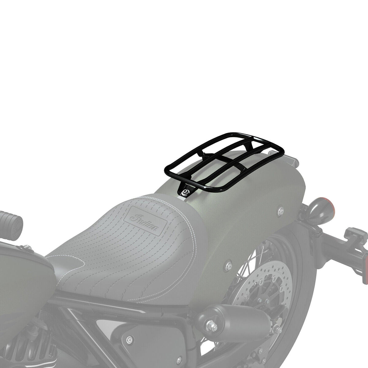 Indian Motorcycle Solo Rack, Thunder Black W580