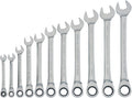 11-Piece Metric Ratcheting Wrench Set Q733