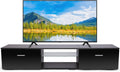 Black TV Stand with Storage Cabinets L206343