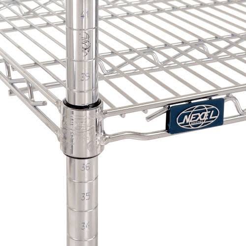 Chrome Wire Shelving Starter 60x22W x 30x22D x 63x22H Z481