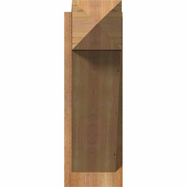 8x22W x 24x22D x 24x22H Traditional Rough Sawn Western Red Cedar Outlooker J805