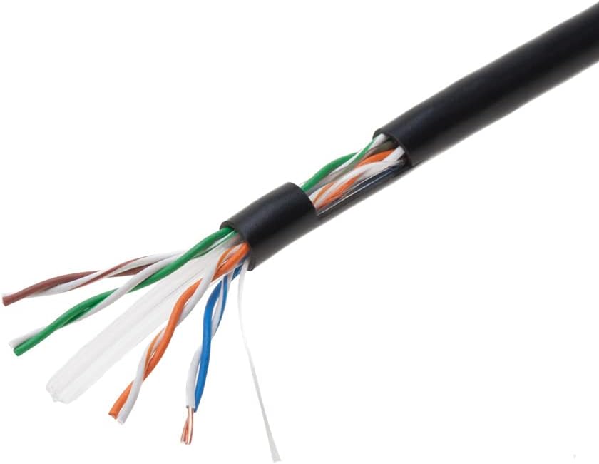 1000ft CAT6 Solid Ethernet LAN UTP 23AWG Network Cable (Orange) H69535