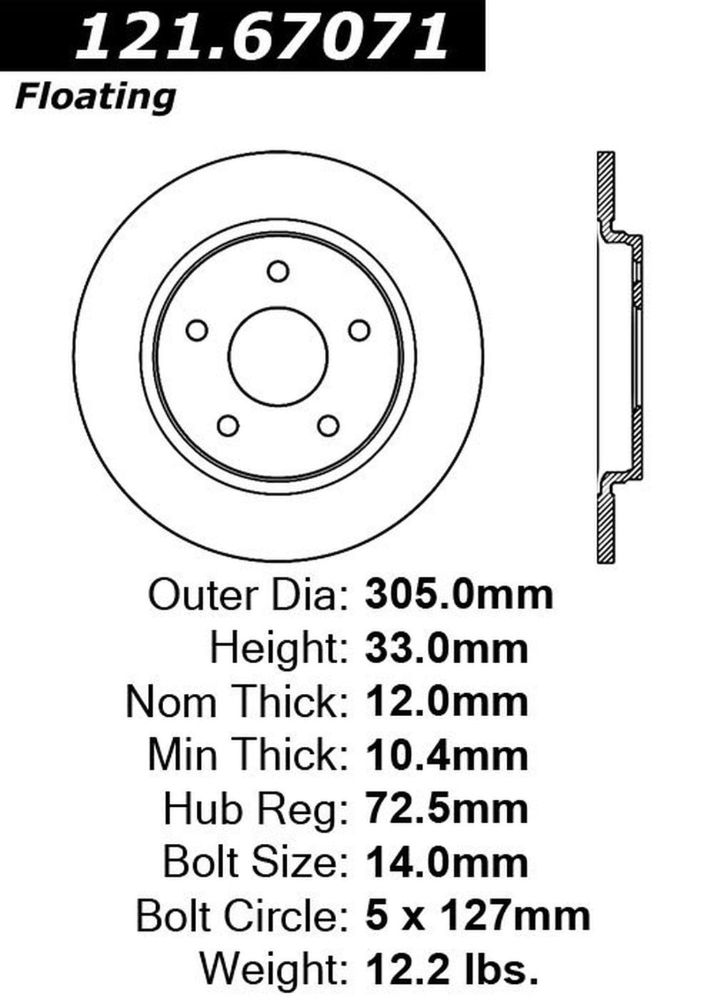 Disc Brake Rotor R25558