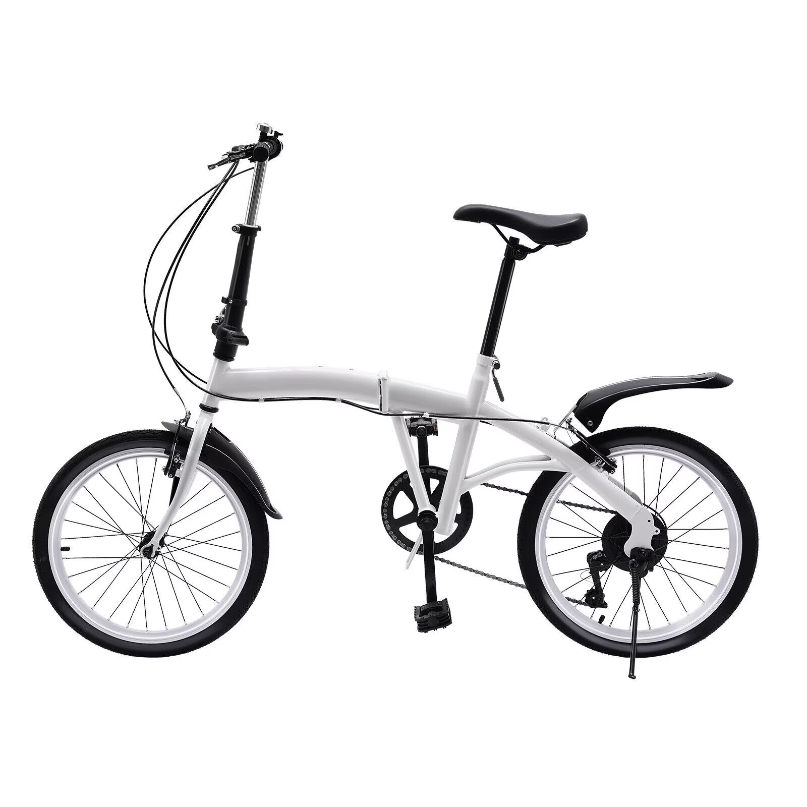 20'' Carbon Steel Folding Bike 7-Speed F68128