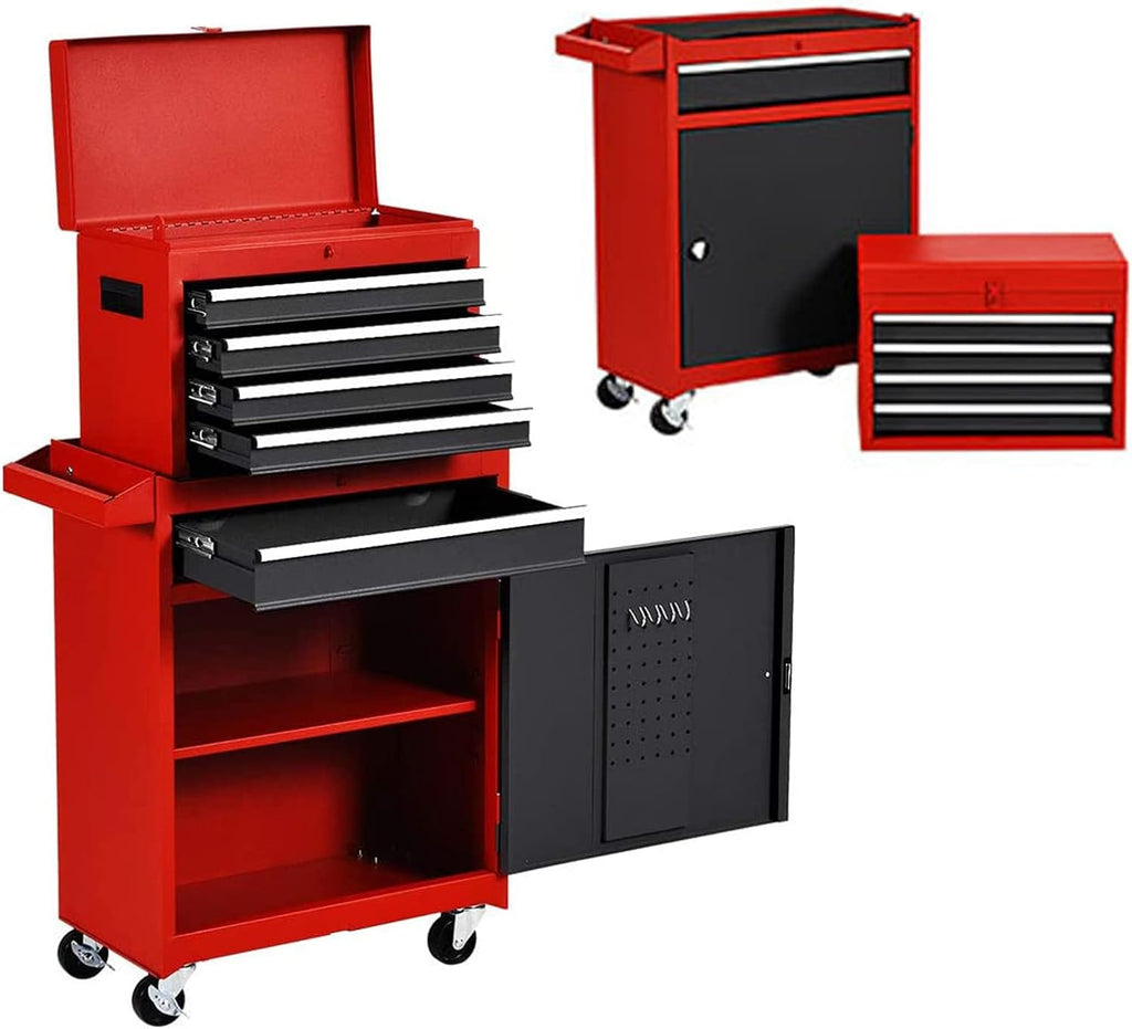 5-Drawer Rolling Tool Chest with Lockable Drawers R9451
