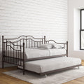 Bronze Metal Daybed And Trundle, Twin/Twin Size Frame C376