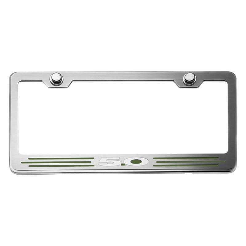 Yellow Solid Rear Tag Frame J767