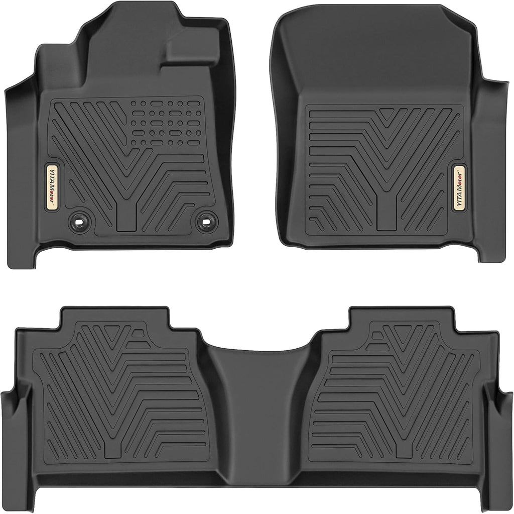 Black TPE Floor Liners for Toyota Tundra CrewMax Cab L621