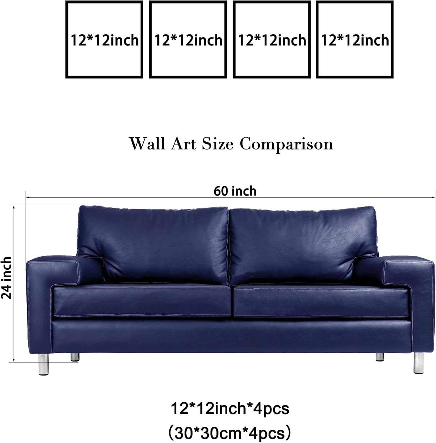 4 Piece Beach Canvas Prints Wall Art Y8248