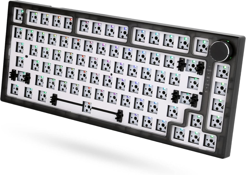 75% Gasket Mechanical Keyboard Kit, 83 Key, RGB Backlit D314044