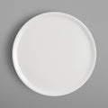 Ivory Porcelain Pizza Plate - 6/Case V15761