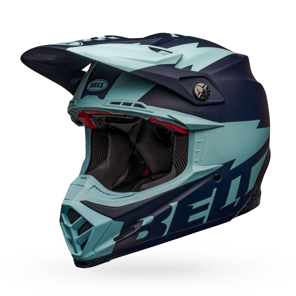 Matte Navy Light Blue Moto-9 Flex Helmet V79993
