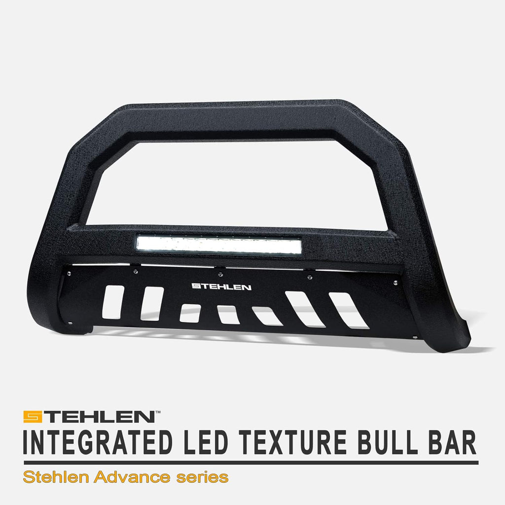 Textured Black Aluminum LED Bull Bar X4488