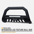 Textured Black Aluminum LED Bull Bar X4488