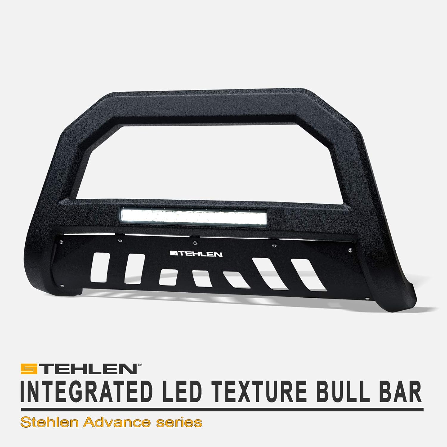 Textured Black Aluminum LED Bull Bar X4488