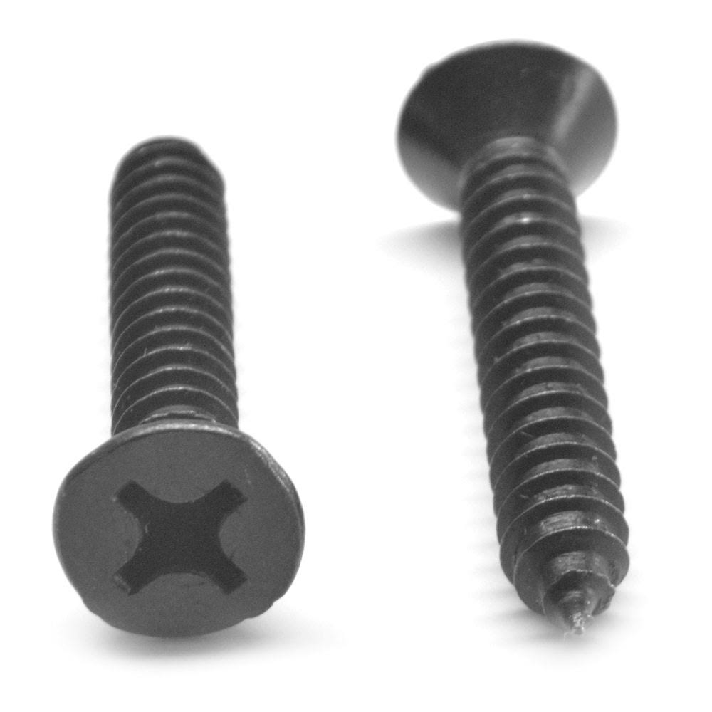 Black Oxide Flat Head Sheet Metal Screw Z626