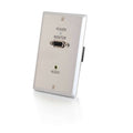 VGA+3.5mm Audio over UTP Wall Plate Receiver U622541