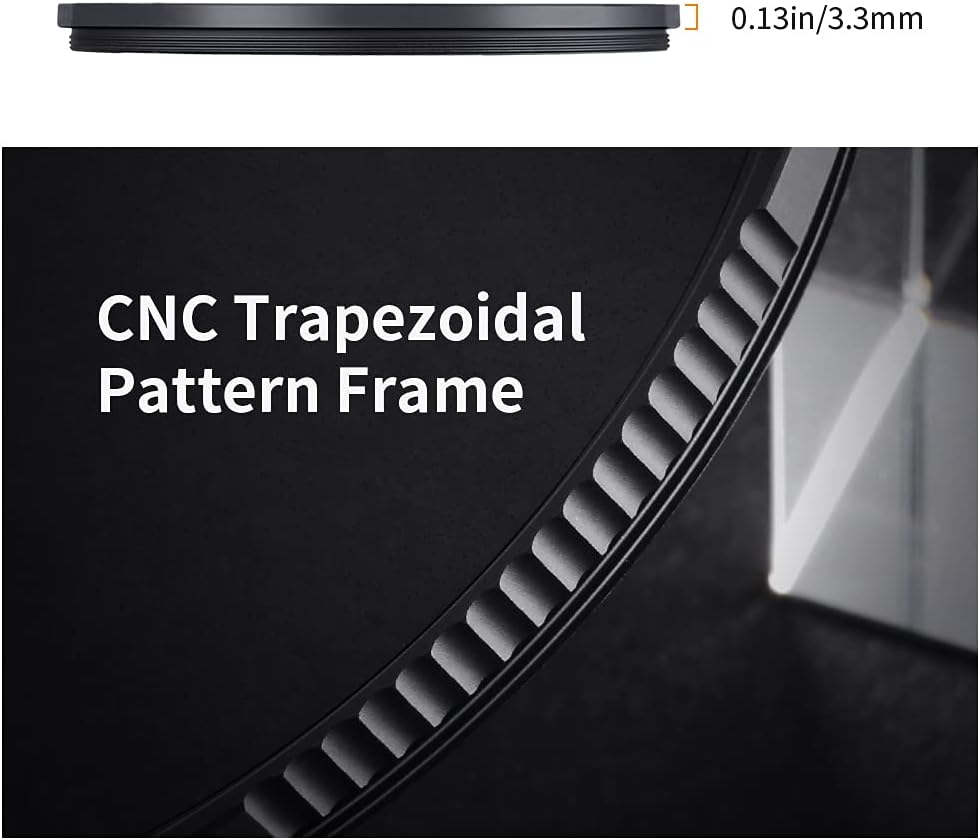 72mm Black Diffusion 1/2 Filter with 28 Multi-Layer Coatings V42893