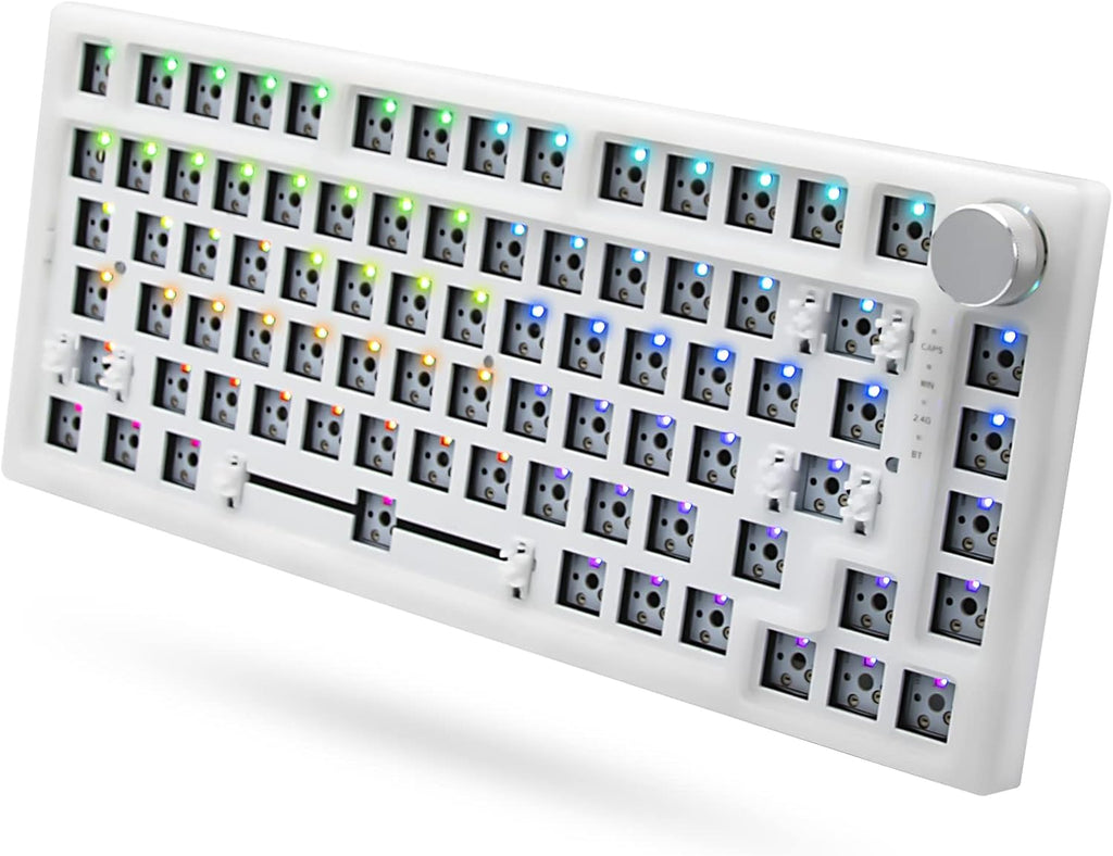75% Gasket Mechanical Keyboard Kit, 83 Key, RGB Backlit D314044