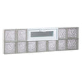 Frameless Replacement Glass Block Window (Rough Opening: 46-in x 16-in; Actual: 44.2500-in x 15.5000-in) W292684