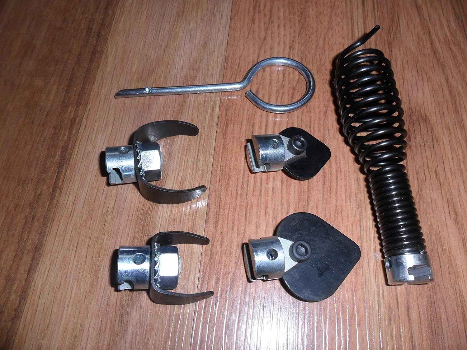 Drain Cleaner 6 Piece Bit Set with 5/8" Cable End, Pack of 2 S6511