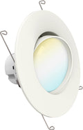 LED Can Lights 5/6 Inch Recessed Dimmable 12W 5000K Daylight 800 LM Directional Angled Trim Q34286