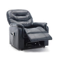 Midnight Blue Faux Leather Recliner Lift Chair E922709