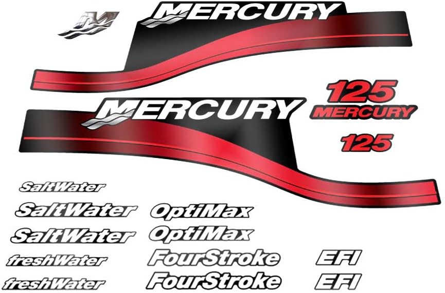 Aftermarket Replacement Outboard Decal Set Pack of 2 O844284