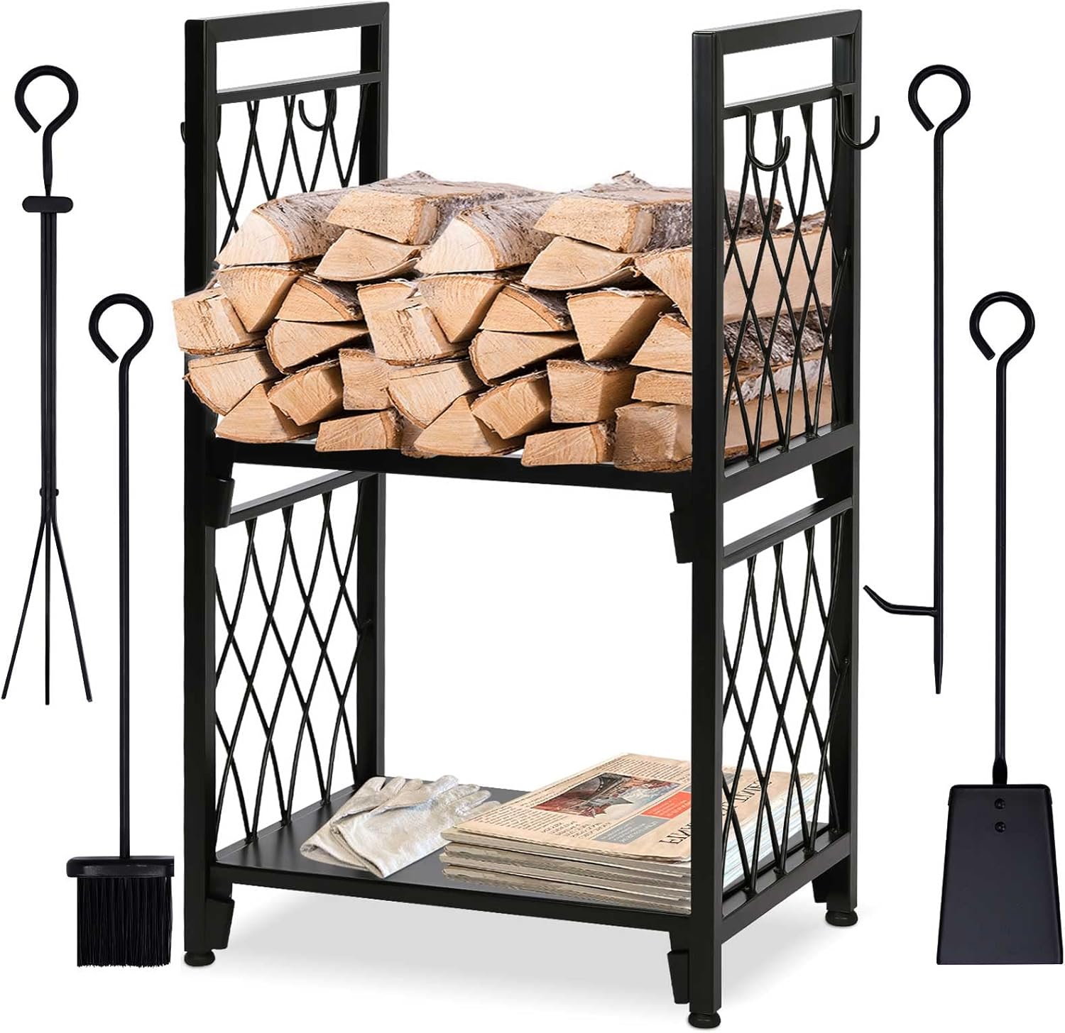 Heavy Duty Steel Firewood Rack A69080