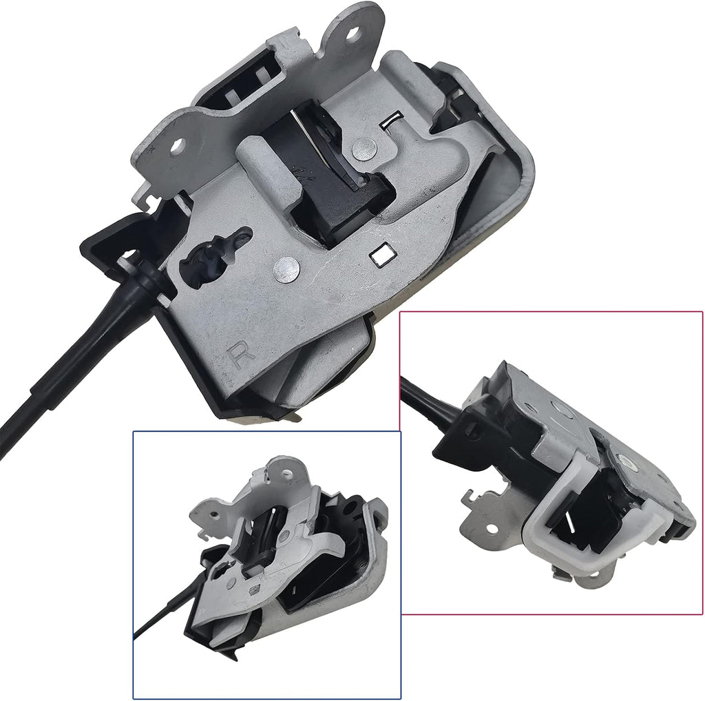 Rear Right Door Lock Latch & Cable, Pack of 2 L873