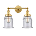 Satin Gold 2 Light Bath Vanity Light S189305