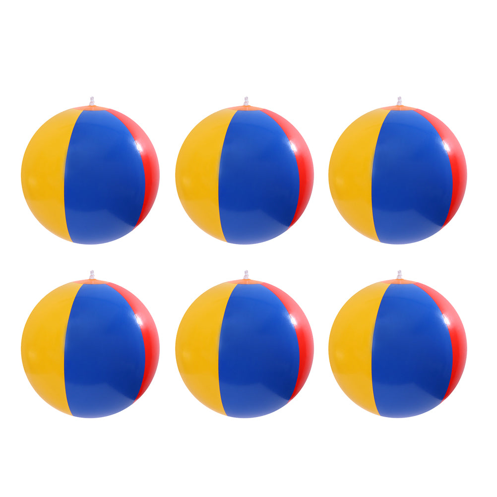 6 Pcs Inflatable Beach Balls X141034