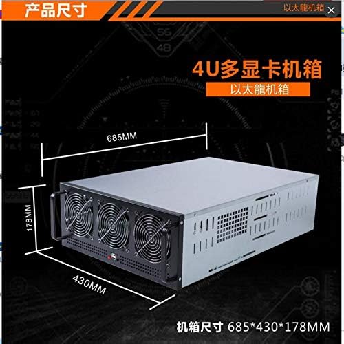 Ethereum Chassis 6/8 330mm Graphics Card Multi-GPU Computer Case I125562