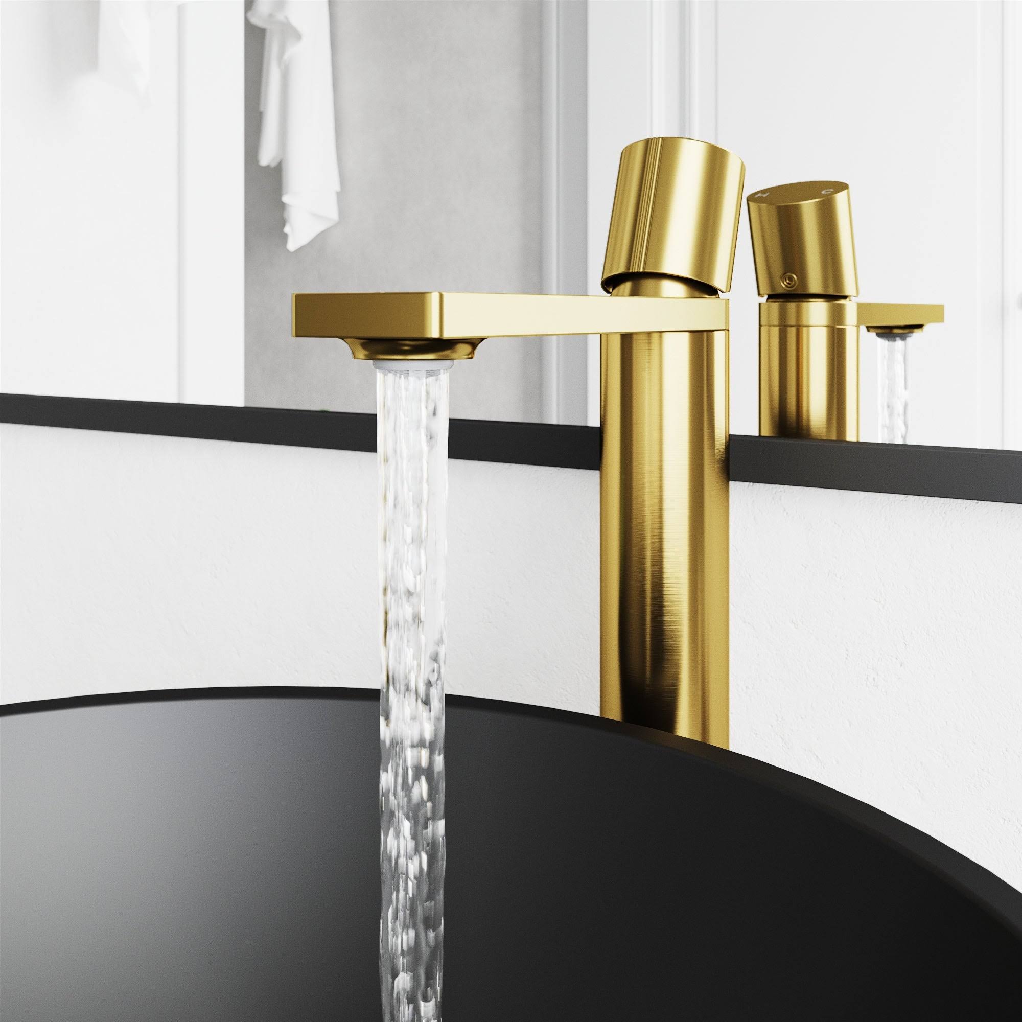 Matte Black 1-Handle Vessel Bathroom Faucet M708