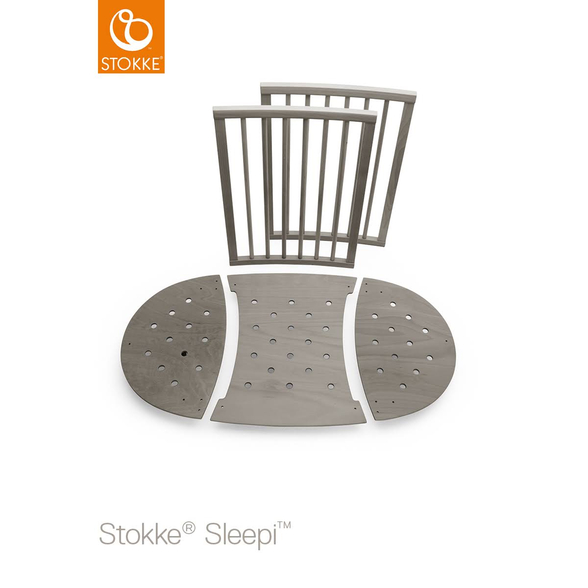 Hazy Grey Bed Extension G643508