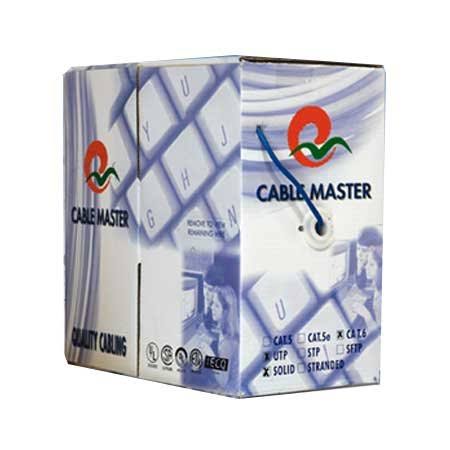 1000ft Cat6 UTP Solid 24 AWG Bulk Cable W509