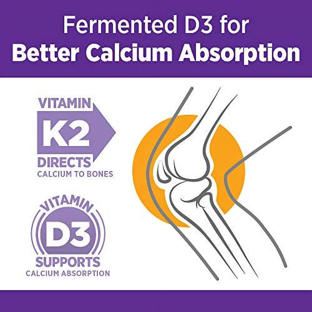 60 count Calcium Supplement with Vitamin K2 + D3 + Magnesium F880