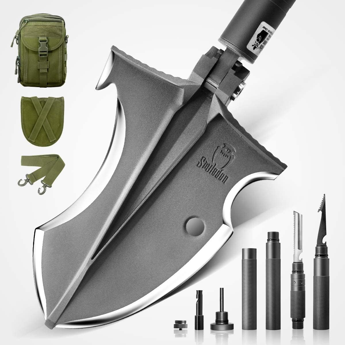 24 in 1 Multifunctional Folding Camping Shovel J8483