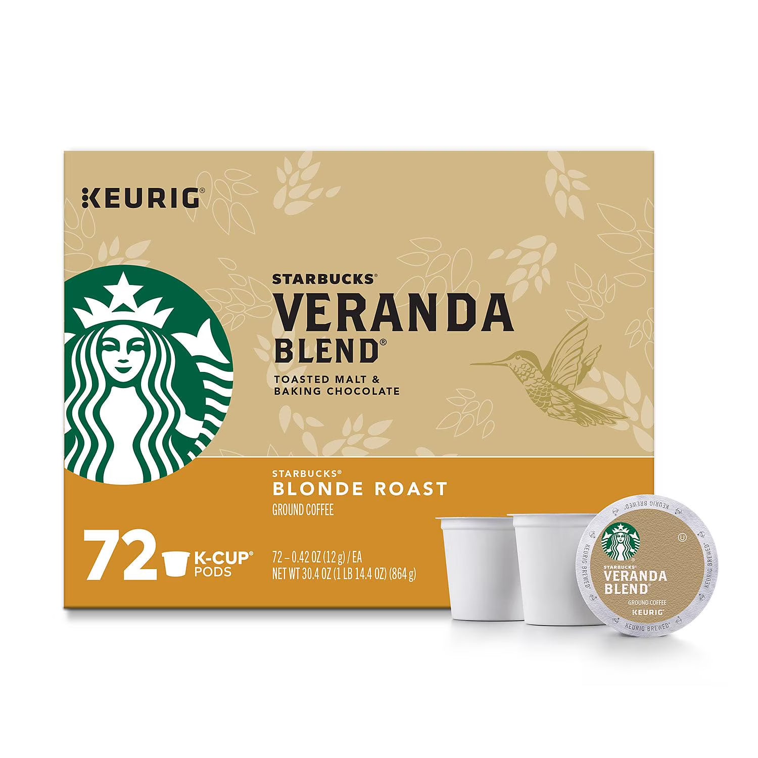 72 ct. Blonde Roast Ground Coffee K-Cups R749621