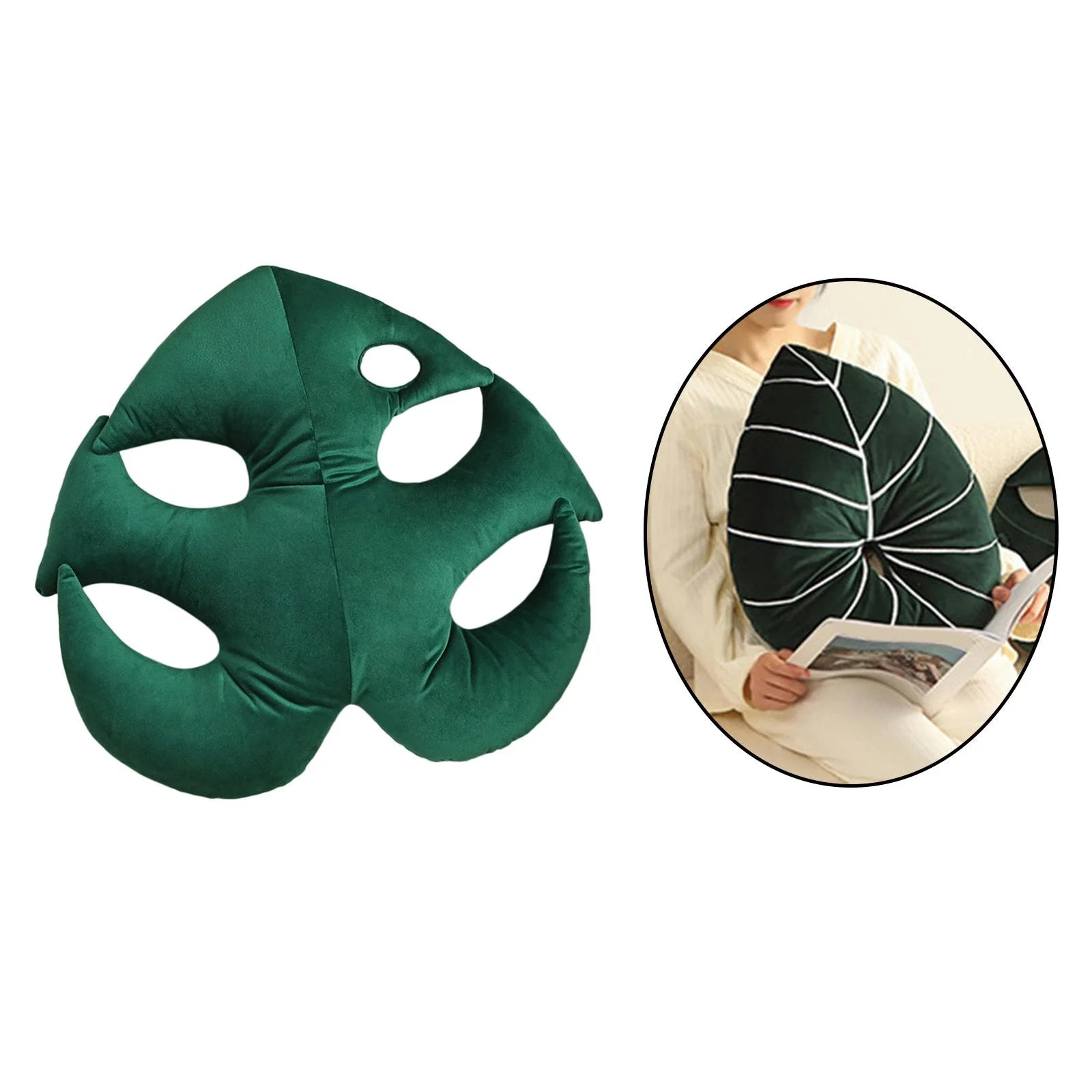 Leaf Throw Pillow Plant Leaves Cushion E567043