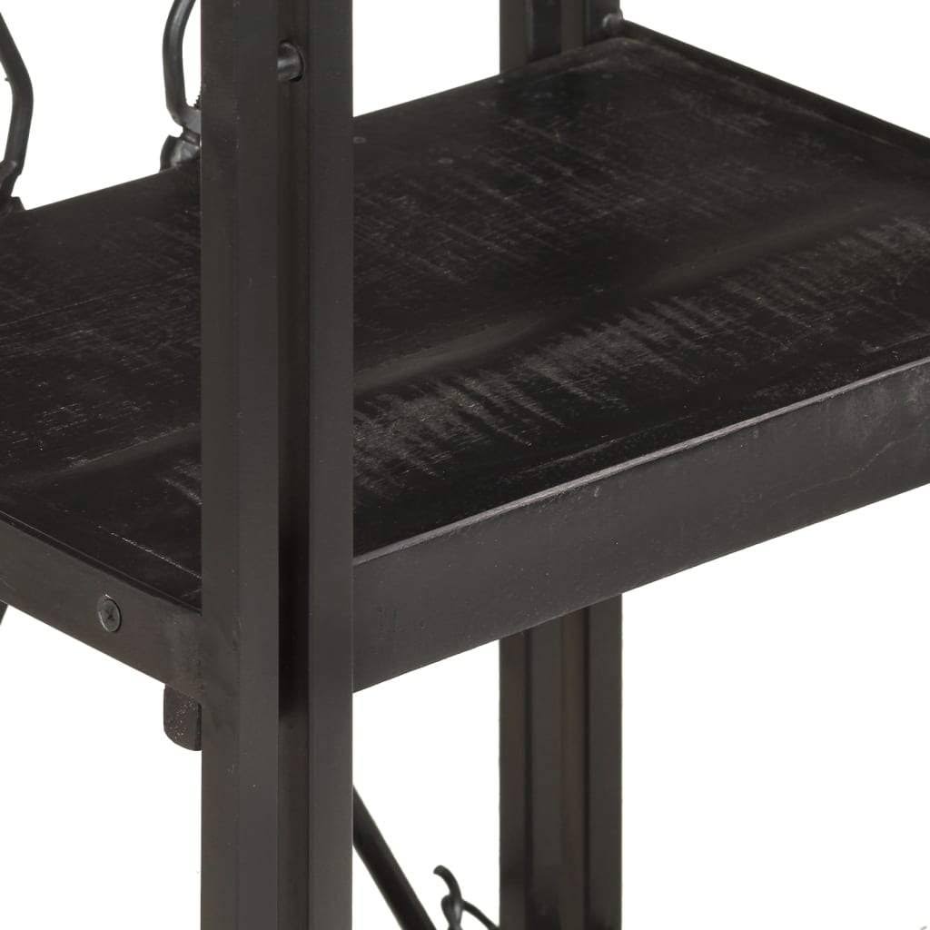 3-Tier Solid Mango Wood Bookcase K3884