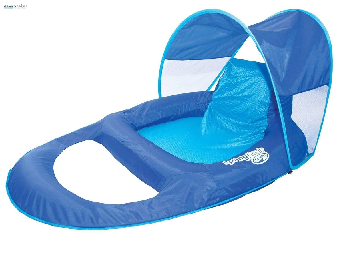 2 Pack Pool Float Recliner with Canopy L3197