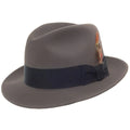 Size 7 Caribou Fur Felt Fedora Hat E7773