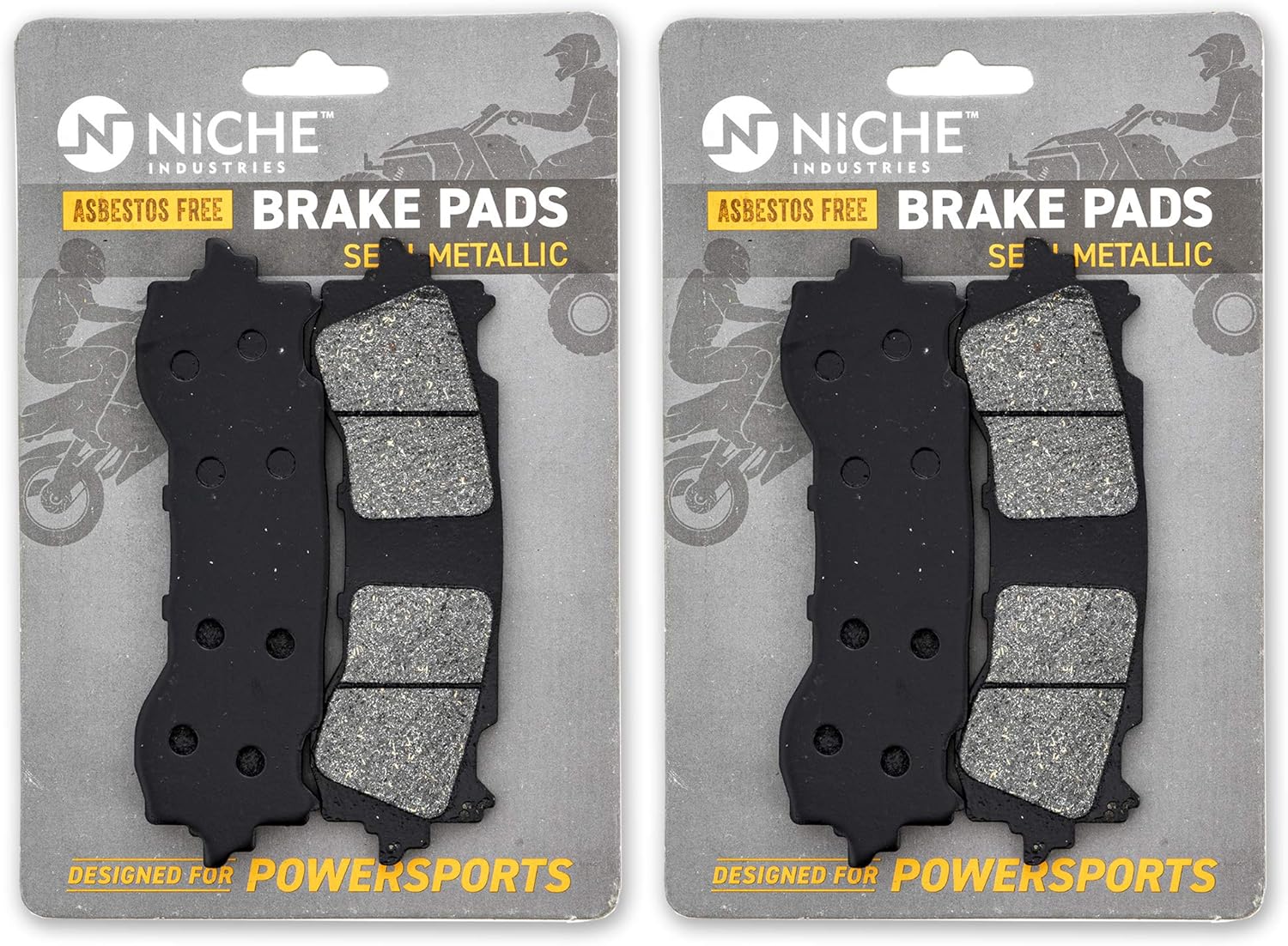 Semi-Metallic Brake Pad Set Pack of 2 N40559